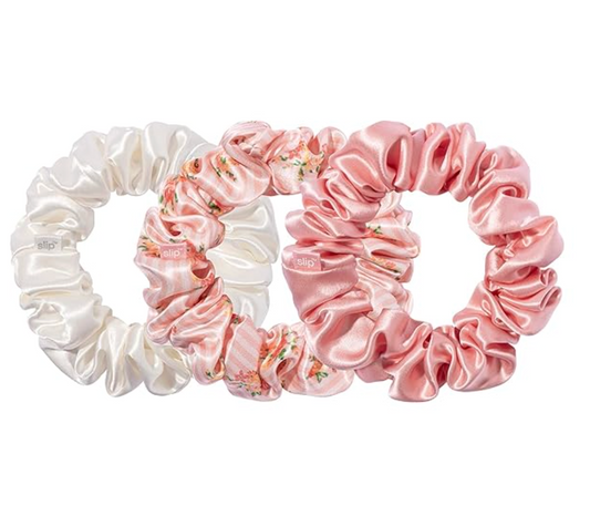 Silk Hair Scrunchies (3-Pack)